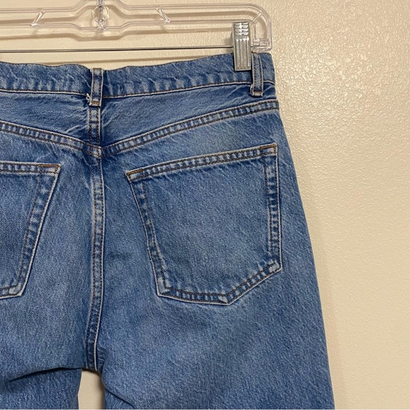 Reformation Jeans Women Size 4/27 Medium Wash Julia Crop High Rise Cigarette - Picture 7 of 15